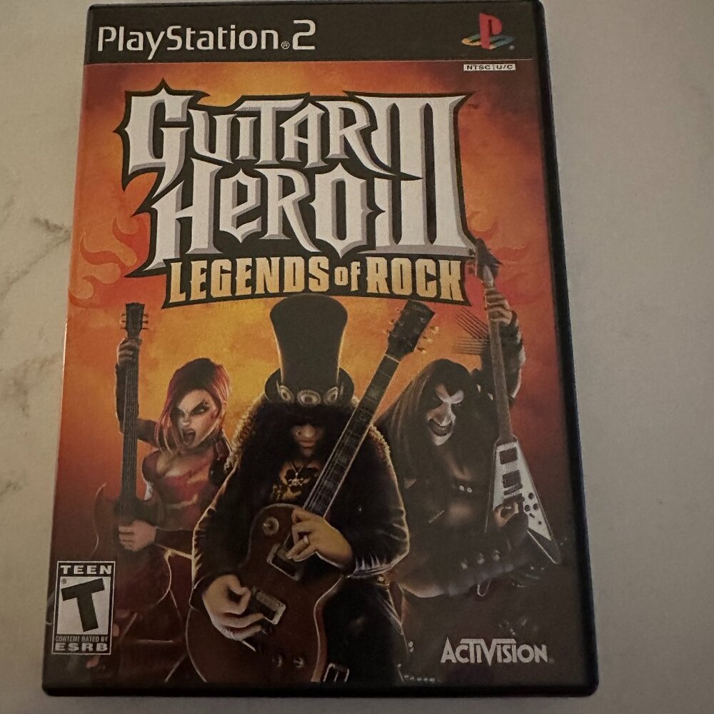 2 for $10 🎁 PlayStation 2 Guitar Hero III Legends of Rock